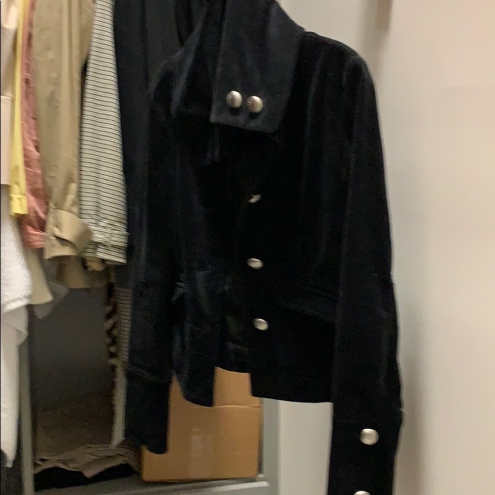 Michael Kors black velvet jacket